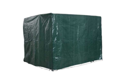 Heavy-Duty PE Swing Chair Cover - Weather-Resistant, UV Protected, 3-Seater (215x155x150cm), Dark Green - thumbnail 6