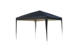 3x3m Heavy Duty Pop Up Gazebo Marquee Tent - Black, Weather-Resistant Steel Frame, Foldable, 6-9 Person Outdoor Shelter - thumbnail 6