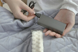 USB Heated Electric Velvet Blanket - Energy Saving, Machine Washable, 2 Sizes, 4 Colours - thumbnail 4