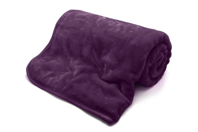 Fleece Faux Fur Mink Throw Blanket - Ultra-Soft, Machine Washable, 3 Sizes, 12 Colours - image 1