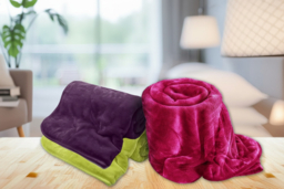 Fleece Faux Fur Mink Throw Blanket - Ultra-Soft, Machine Washable, 3 Sizes, 12 Colours - thumbnail 6