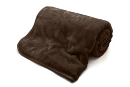 Fleece Faux Fur Mink Throw Blanket - Ultra-Soft, Machine Washable, 3 Sizes, 12 Colours - thumbnail 4