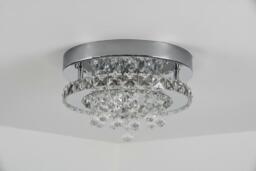 18W Crystal Ceiling Light with Multi-Level Droplets - thumbnail 4