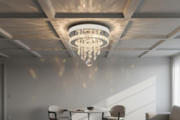 18W Crystal Ceiling Light with Multi-Level Droplets - thumbnail 6
