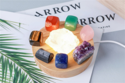 Natural Energy Lamp with Healing Crystals for Spiritual Calm - thumbnail 6
