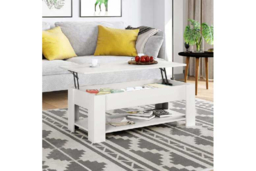 PRICE DROP! Ravendale High Gloss Lift-Top Storage Coffee Table - Modern Storage Coffee Table for Contemporary Living Rooms - thumbnail 7