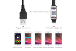 PRICE DROP! App-Controlled RGB LED Strip Light - Music Sync, Bluetooth, 3M/4M/5M, Flexible Home Lighting - thumbnail 8