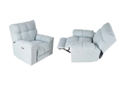 PRICE DROP! 270° Swivel Power Recliner Chair with USB & Type-C Charging Ports - thumbnail 1