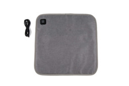 USB Heated Seat Cushion - Soft Grey, Anti-Slip, Adjustable Warmth (Cushion Only or Cushion & Back) - thumbnail 1