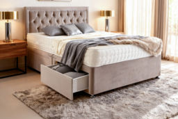 Pebble Plush Divan Bed & Mattress