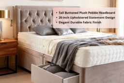 Pebble Plush Divan Bed & Mattress - thumbnail 8