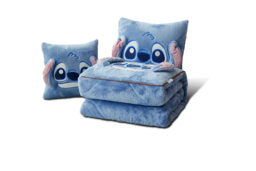 PRICE DROP! Cartoon  2-in-1 Machine Washable Polyester Pillow Blanket - Cosy, Portable, Durable - 40cm x 40cm or 50cm x 50cm