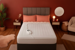 PRICE DROP! Luxury Fleece Electric Heated Under Blanket - 3 Heat Settings, Machine Washable, Multiple Sizes - thumbnail 6