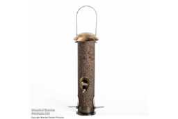 Supreme Weather-Resistant Seed Feeder for Songbirds - Durable Brass & Mesh Design - thumbnail 3