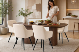 Cambrils Velvet Dining Chair - Set of 4 - thumbnail 8