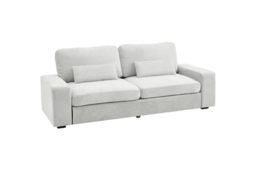 2-Seater Chenille Upholstered Sofa with Pillows - Green, Grey or Blue - thumbnail 7
