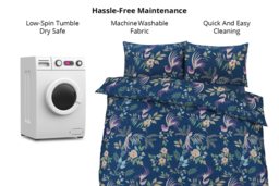 Modern Printed Duvet Cover Sets - 100% Polyester, Machine Washable, Single to Super King, 22 Contemporary Designs - thumbnail 8