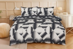 Modern Printed Duvet Cover Sets - 100% Polyester, Machine Washable, Single to Super King, 22 Contemporary Designs - thumbnail 2