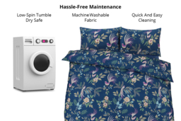 Modern Printed Duvet Cover Sets - 100% Polyester, Machine Washable, Single to Super King, 22 Contemporary Designs - thumbnail 4