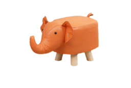 Animal Shaped Padded Cushion Footstool - Soft Kids Stool, Multi-Colour, Playful Design - thumbnail 1