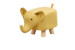 Animal Shaped Padded Cushion Footstool - Soft Kids Stool, Multi-Colour, Playful Design - thumbnail 4