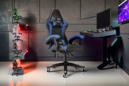 Ergonomic PU Leather Gaming & Office Chair - Esports Racing Style, Adjustable Armrests, Lumbar Support, Reclining 135°, 360° Swivel - thumbnail 4