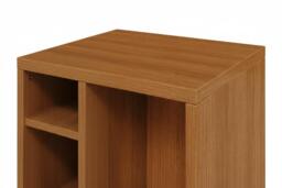 Modern Wooden Bookcase Cabinet with Hidden Storage & Display Shelves - thumbnail 4