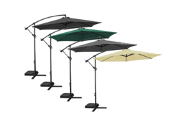 3m Banana Garden Parasol - Grey, Green, Cream or Black! - thumbnail 2