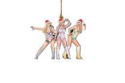 Taylor Swift Eras Tour  Acrylic Christmas Tree Ornaments - Set of 9 Pop Star Decorations - thumbnail 5