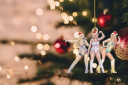 Taylor Swift Eras Tour  Acrylic Christmas Tree Ornaments - Set of 9 Pop Star Decorations - thumbnail 2