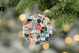 Taylor Swift Eras Tour  Acrylic Christmas Tree Ornaments - Set of 9 Pop Star Decorations - thumbnail 4