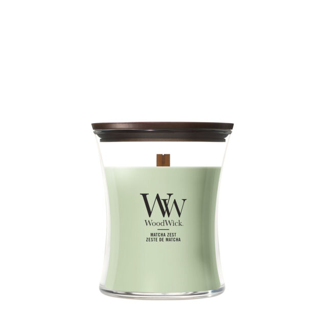 Matcha Zest Candle WoodWick, Green - Gourmand - image 1