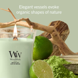 Matcha Zest Candle WoodWick, Green - Gourmand - thumbnail 7