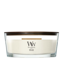 White Teak Candle WoodWick - Fresh & Clean - thumbnail 1