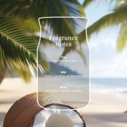 Coconut Beach Candle Yankee Candle, White - Fruity - thumbnail 4
