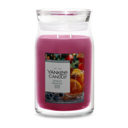 Jingle Mingle Candle Signature Large Jar Candle Yankee Candle, Medium Red - Fruity - thumbnail 1