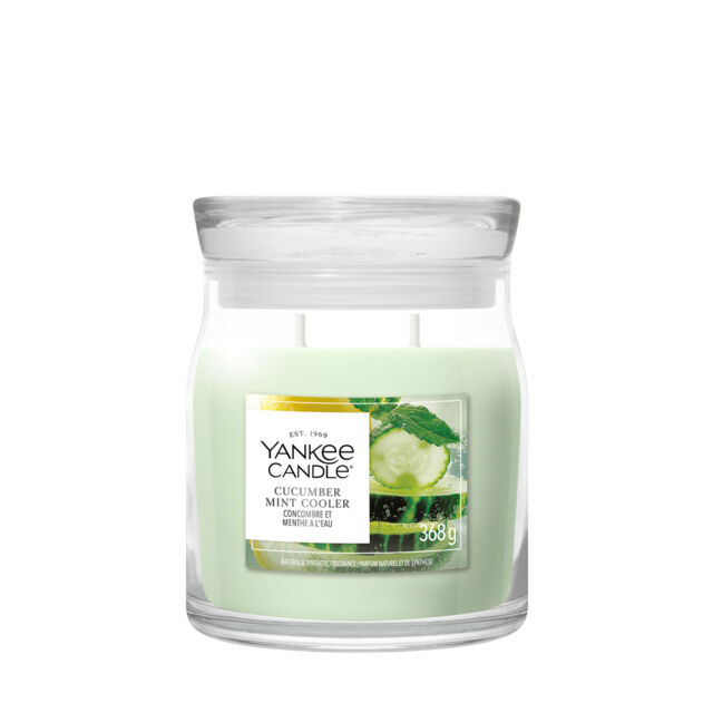 Cucumber Mint Cooler Candle Yankee Candle, Green - Citrus - image 1