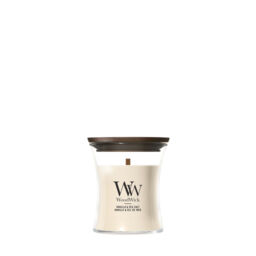 Vanilla & Sea Salt Candle WoodWick, Yellow - Floral