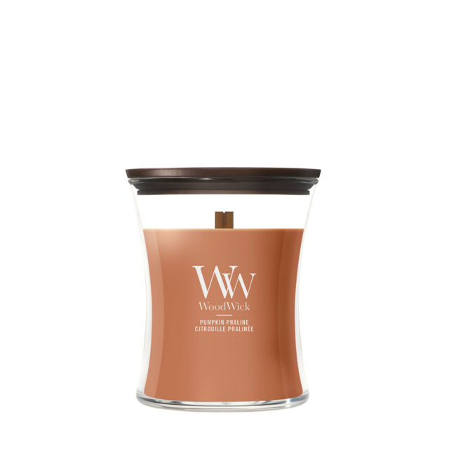 Pumpkin Praline Candle WoodWick, Brown - Gourmand - image 1