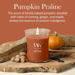 Pumpkin Praline Candle WoodWick, Brown - Gourmand - thumbnail 6