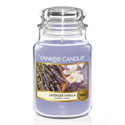 Lavender Vanilla Candle Yankee Candle, Purple, 10.7cm x 16.8cm - Floral - thumbnail 1