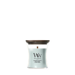 Sagewood & Seagrass Candle WoodWick, Blue - Fresh & Clean - thumbnail 2