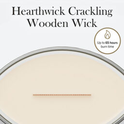 White Honey Candle WoodWick - Ambery - thumbnail 8