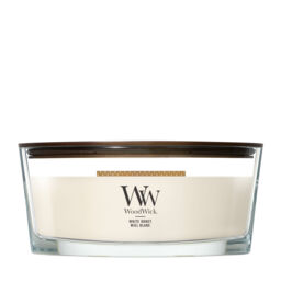 White Honey Candle WoodWick - Ambery - thumbnail 1