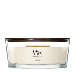 White Honey Candle WoodWick - Ambery - thumbnail 2