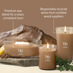 Santal Myrrh Candle WoodWick, Neutrals - Woody - thumbnail 5