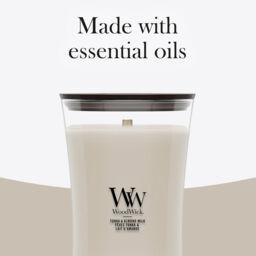 Tonka & Almond Milk Candle WoodWick, Neutrals - Gourmand - thumbnail 9