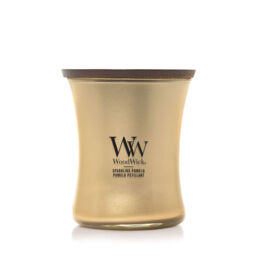 Sparkling Pomelo Candle WoodWick, White, 9.9cm x 9.9cm x 11.4cm - Fruity & Citrus - thumbnail 2