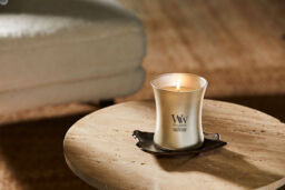 Sparkling Pomelo Candle WoodWick, White, 9.9cm x 9.9cm x 11.4cm - Fruity & Citrus - thumbnail 6