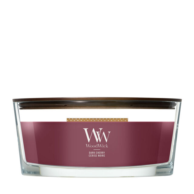 Dark Cherry Candle WoodWick, Red - Fruity & Citrus - image 1